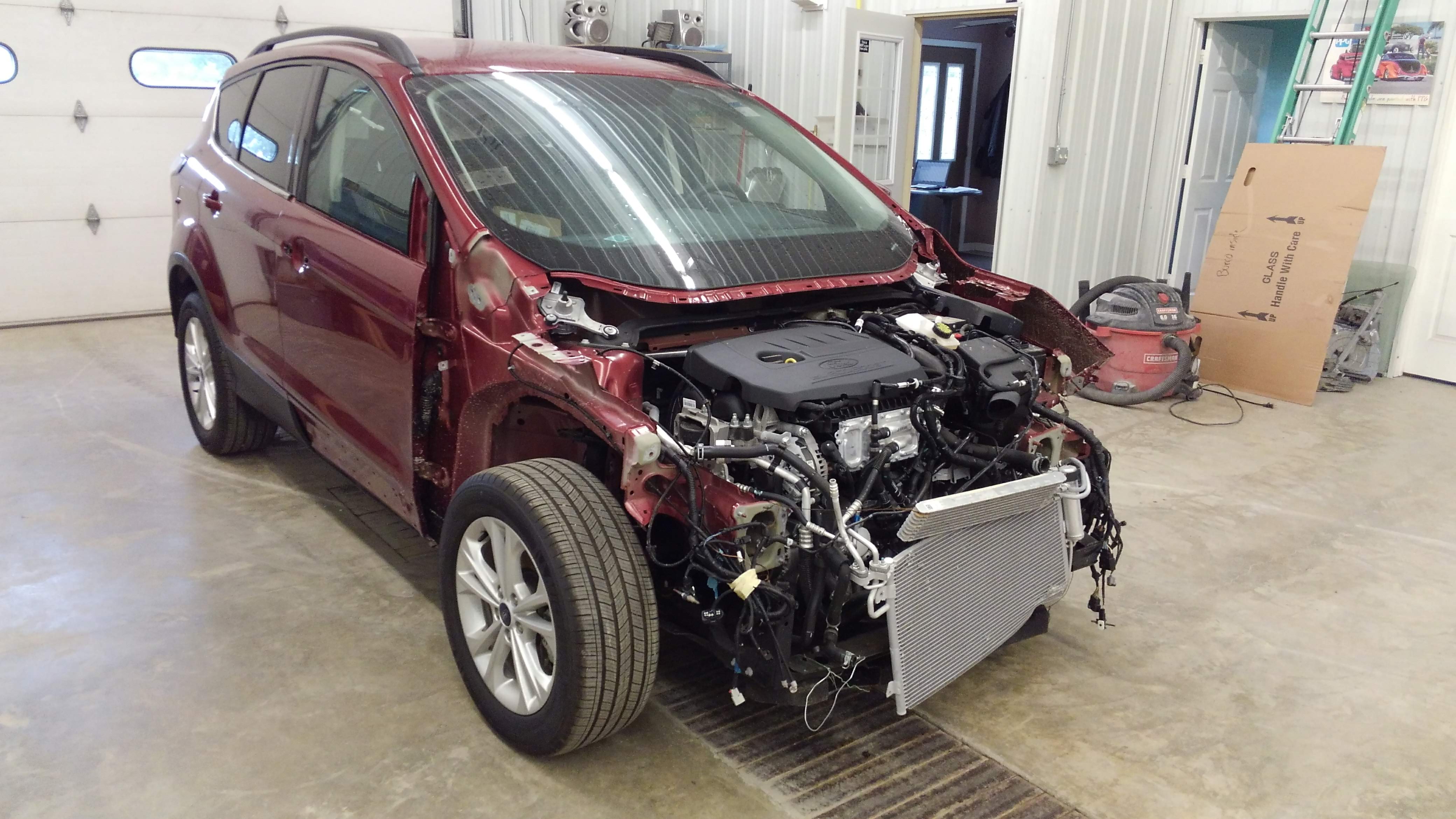 Car repair in progress