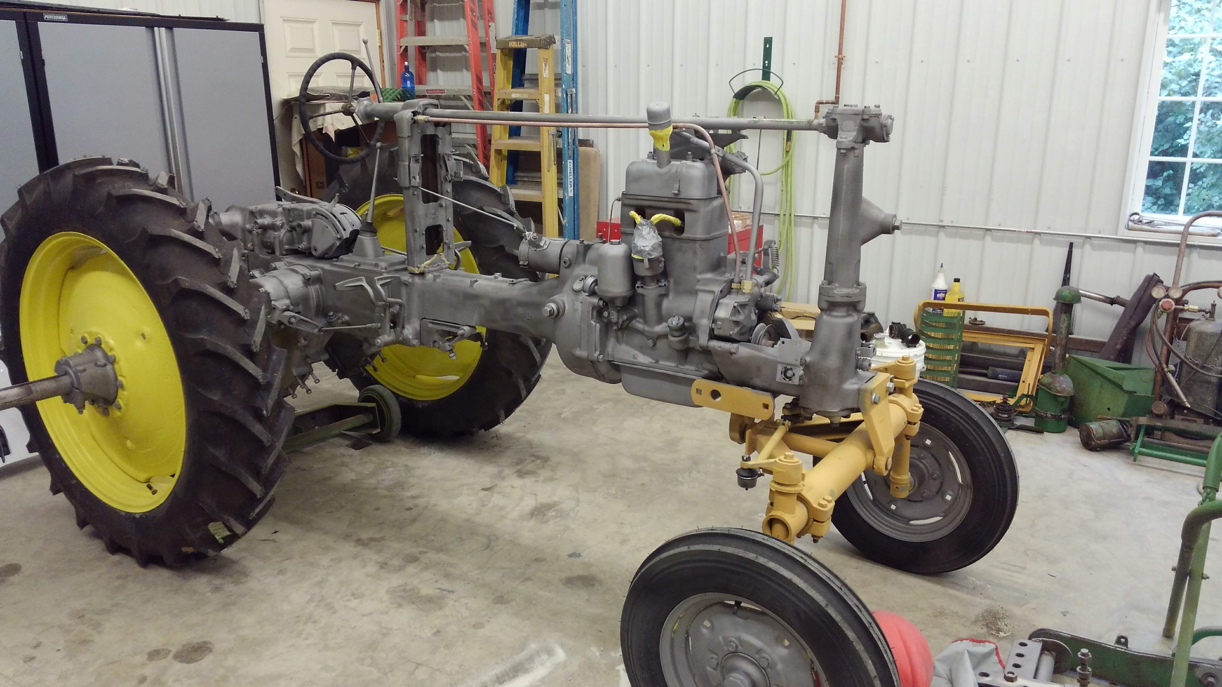 Tractor restoration in progress